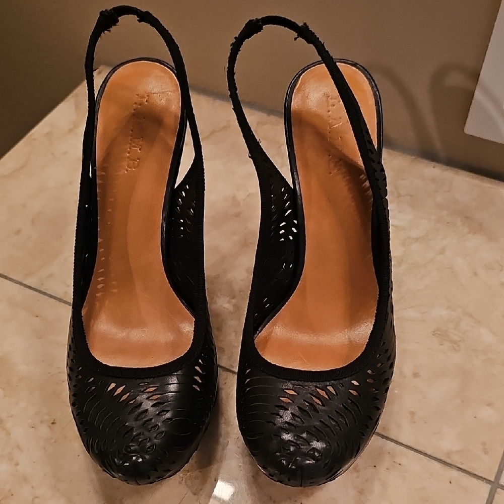 Elegant Black Slingback Heels